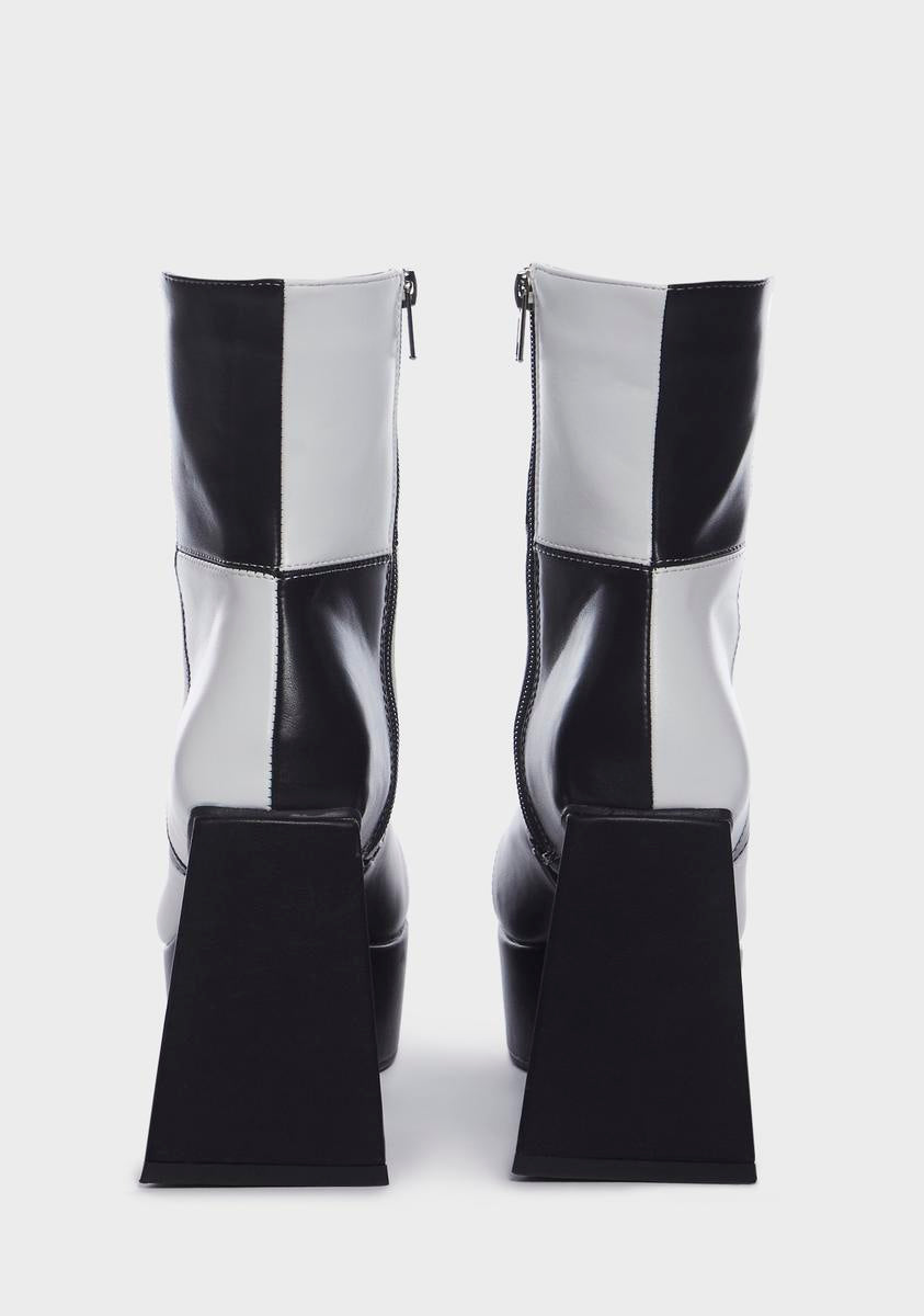 Wait A Minute Platform Boots