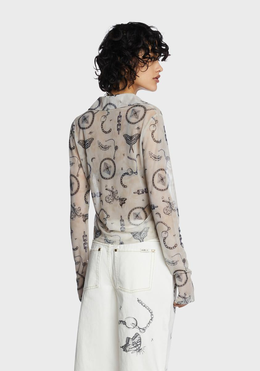 Spell Sheer Shirt