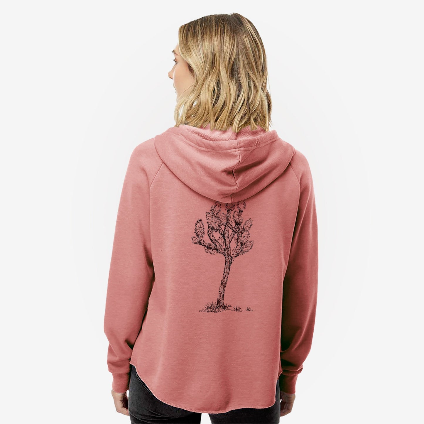 Yucca brevifolia - Joshua Tree - Women's Cali Wave Zip-Up Sweatshirt