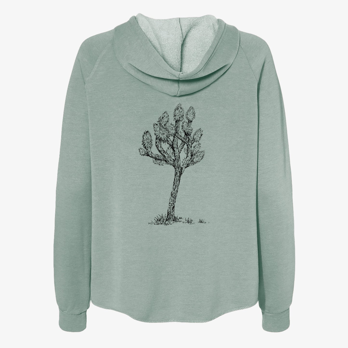 Yucca brevifolia - Joshua Tree - Women's Cali Wave Zip-Up Sweatshirt