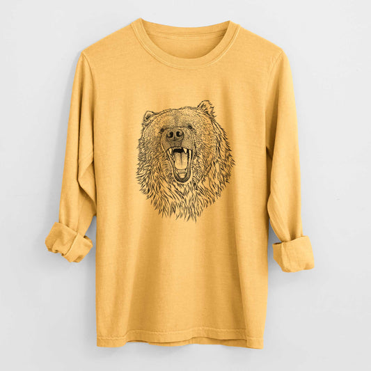 Ursus arctos - Kodiak Bear - Heavyweight 100% Cotton Long Sleeve
