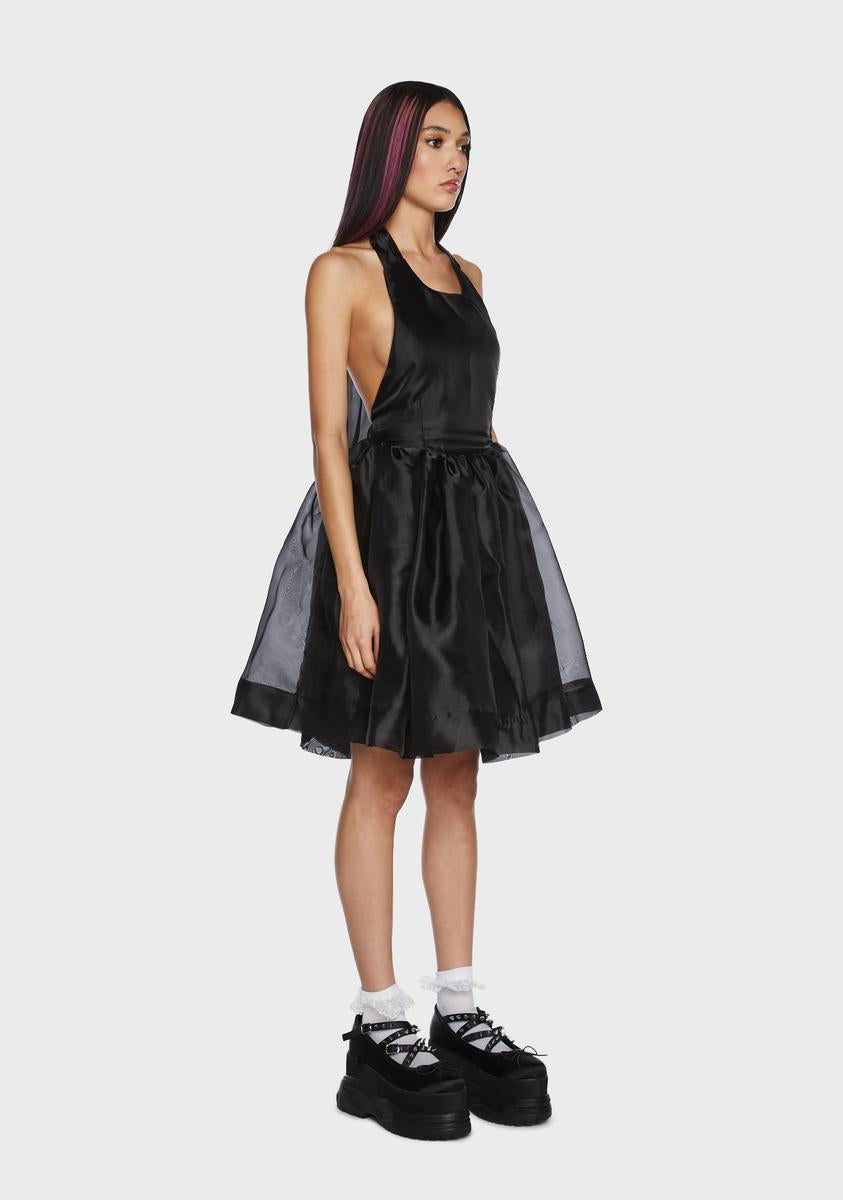 Wonder Haze Halter Dress