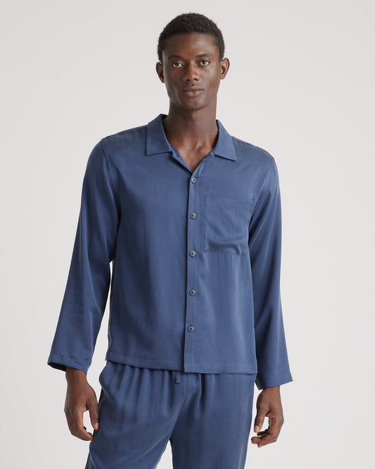 100% Washable Silk Button Down Pant Set