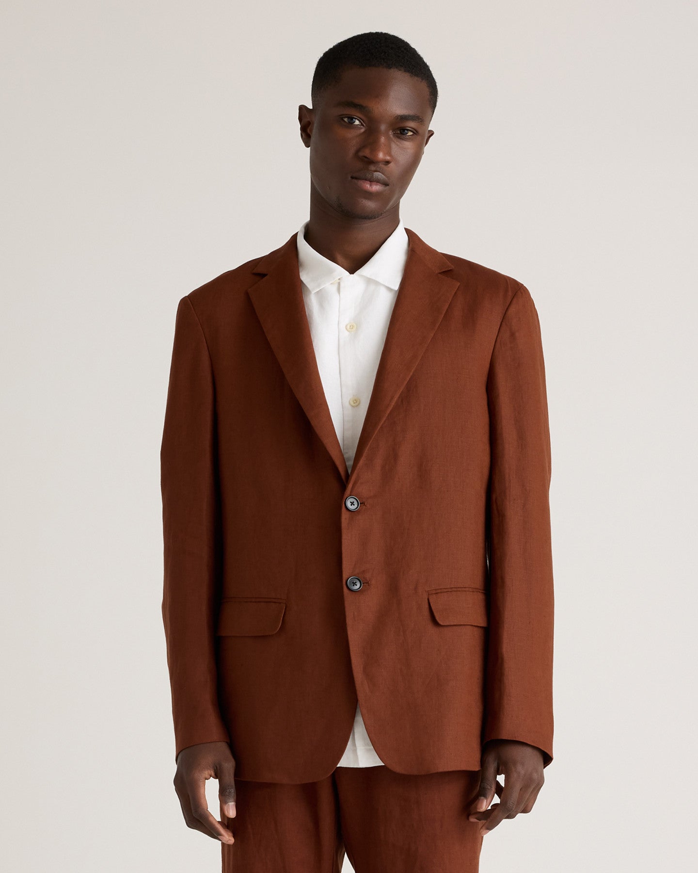100% European Linen Blazer