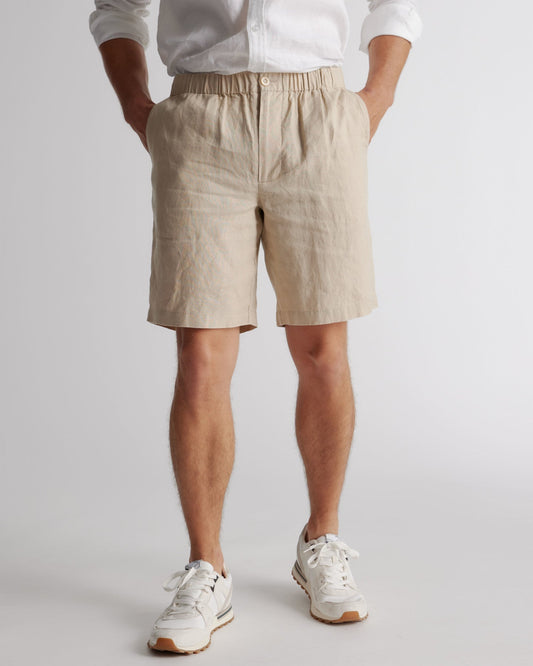 100% European Linen Shorts
