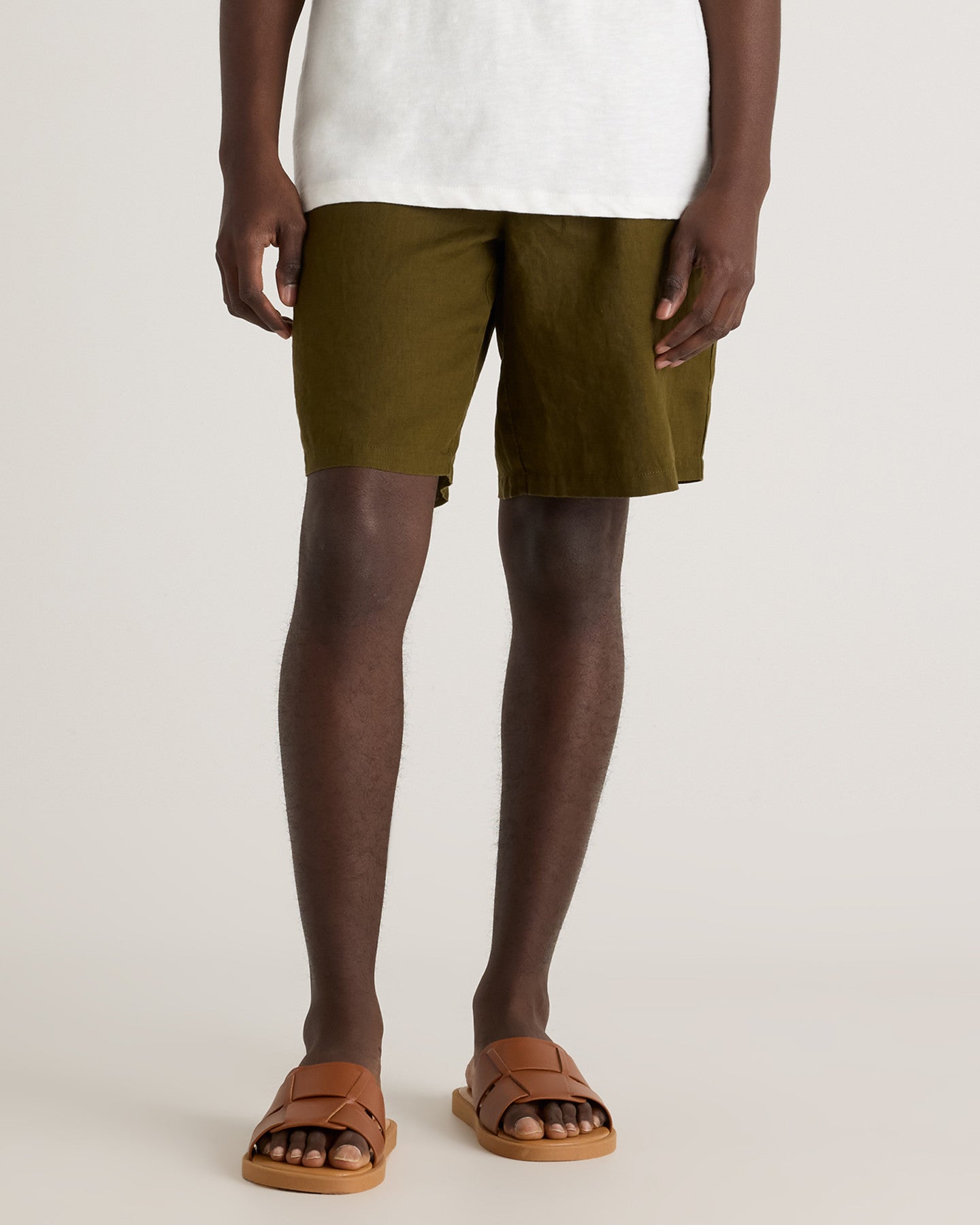 100% European Linen Shorts