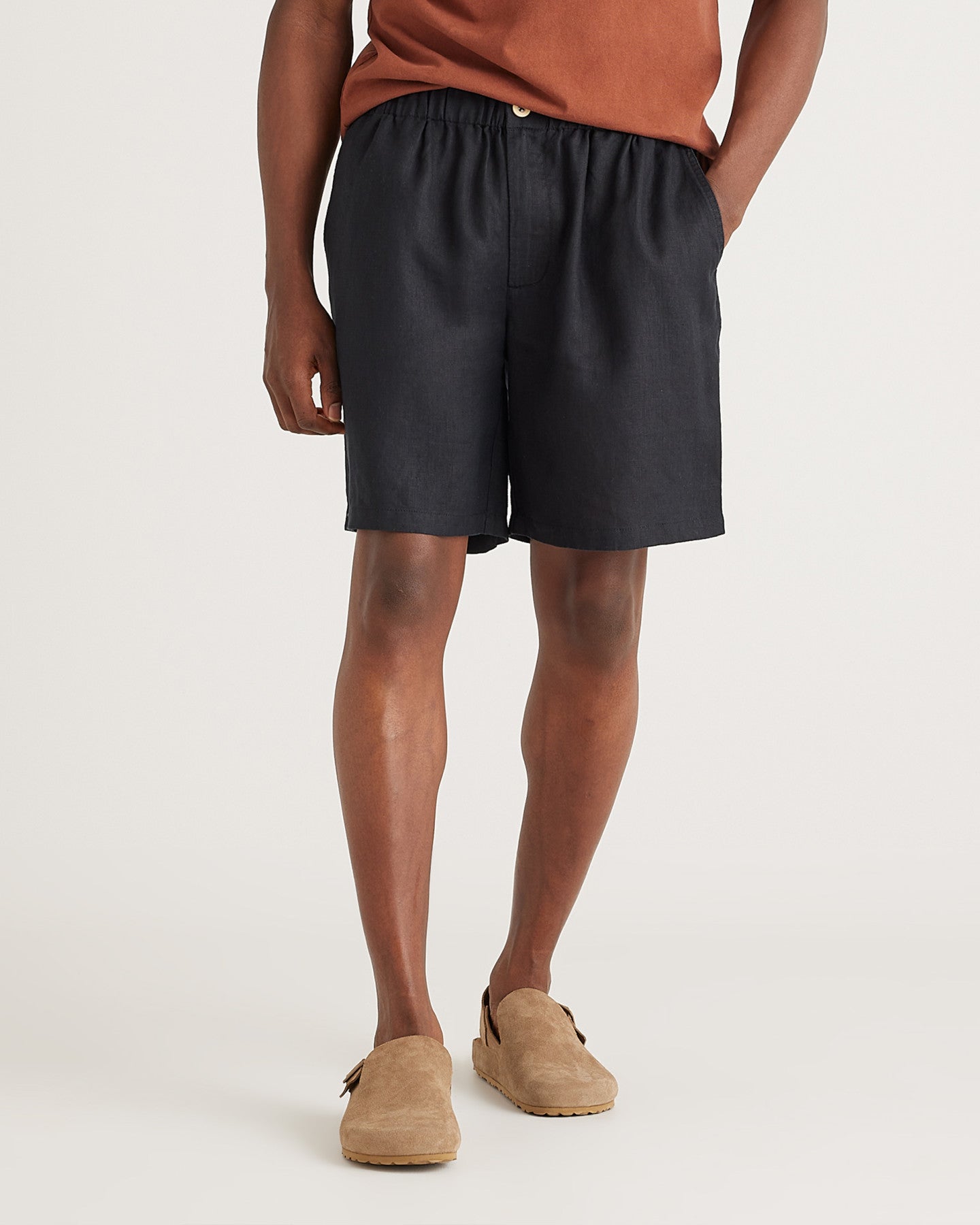 100% European Linen Shorts