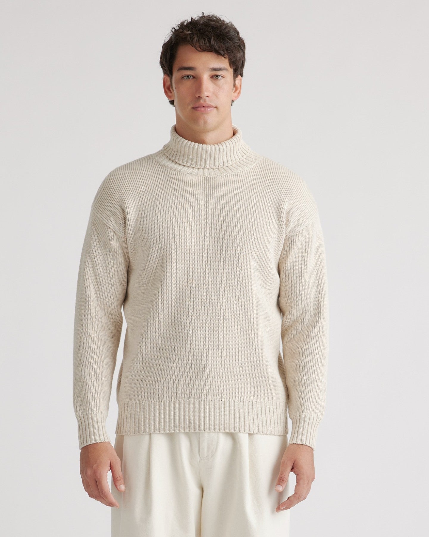 100% Organic Cotton Turtleneck Sweater
