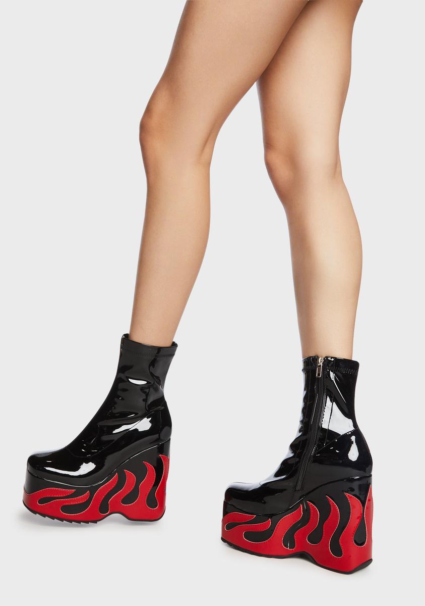 Chaos Calls Flame Boots