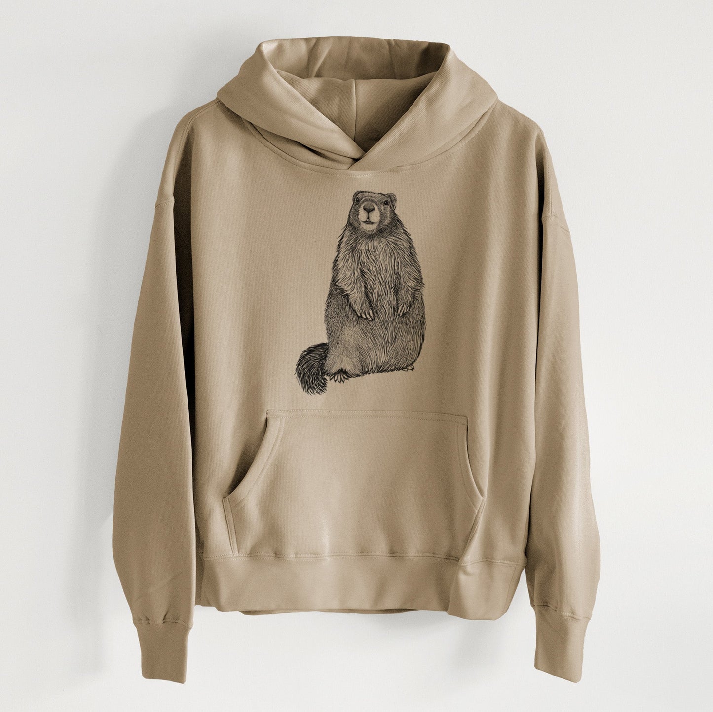 Yellow-bellied Marmot - Marmota flaviventris - Women's Heavyweight Relaxed Hoodie
