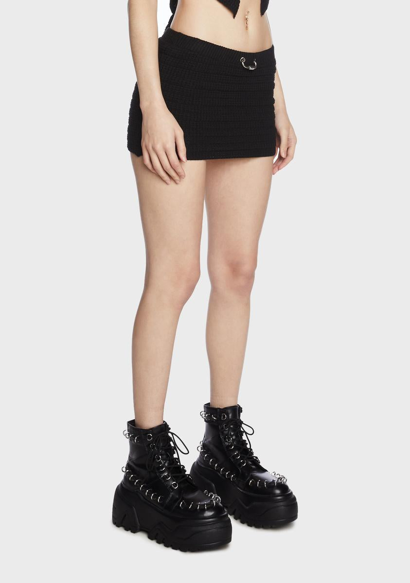 Sofia Knit Mini Skirt