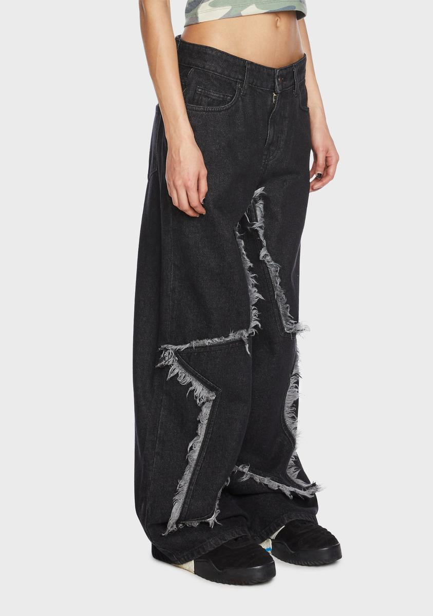 Ziggy Distressed Star Jeans
