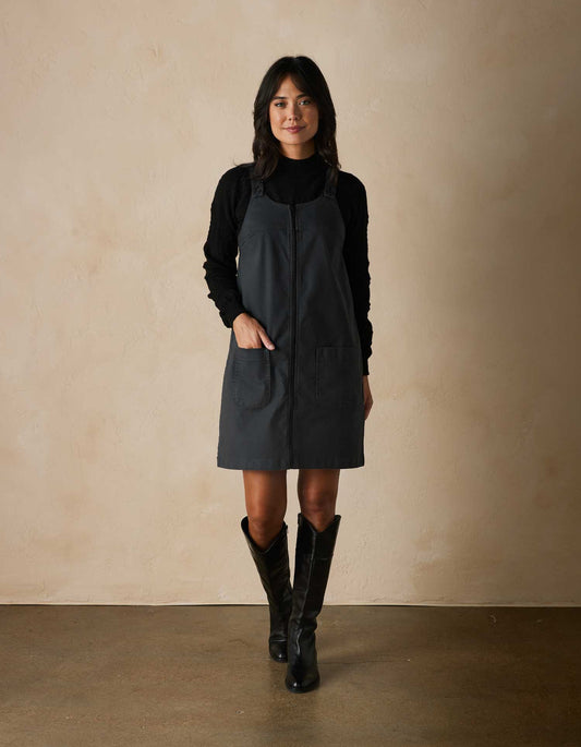 Scout Canvas Pinafore Dress