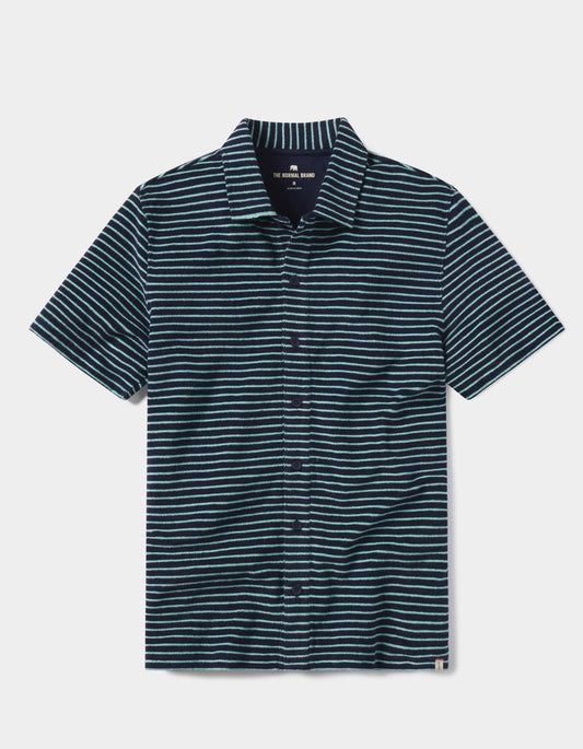 Towel Terry Button Down
