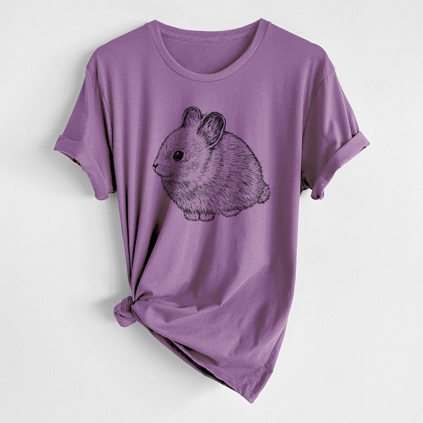 Columbia Basin Pygmy Rabbit - Unisex Crewneck - Made in USA - 100% Organic Cotton