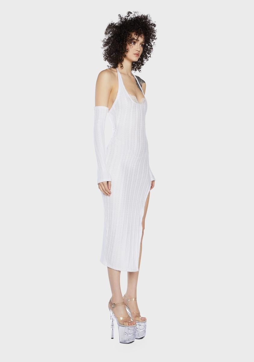 Spotted Tonight Sweater Dress