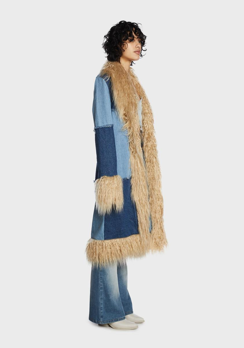Vagabond Faux Fur Jacket