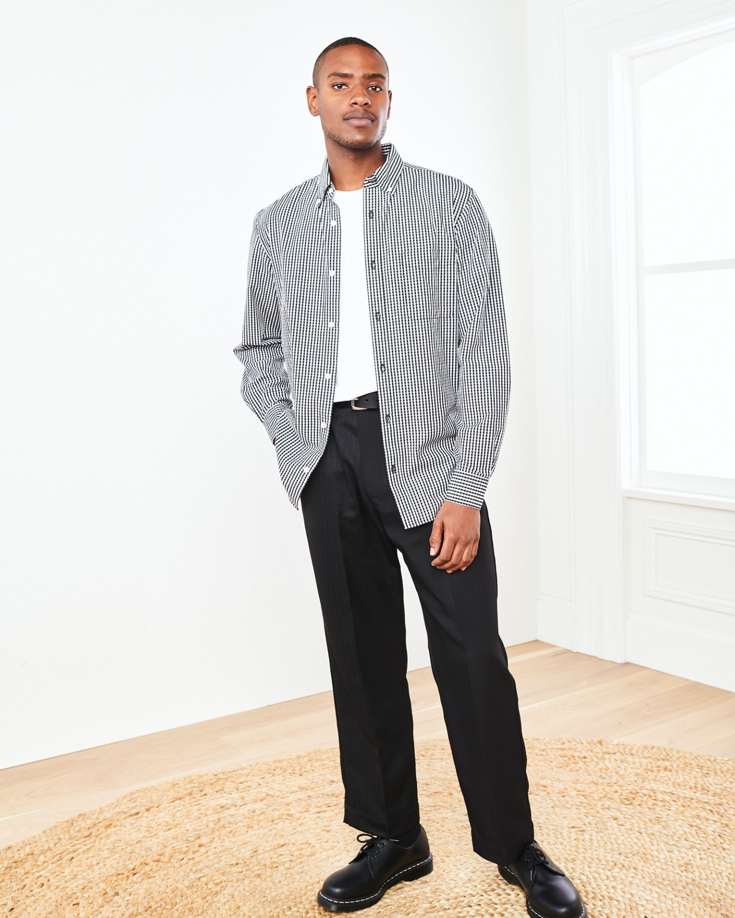 Carbon Wash Gingham Shirt