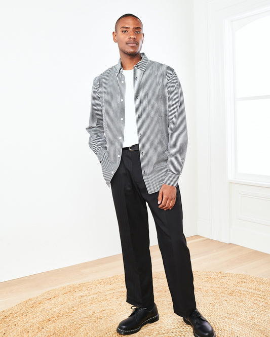 Carbon Wash Gingham Shirt