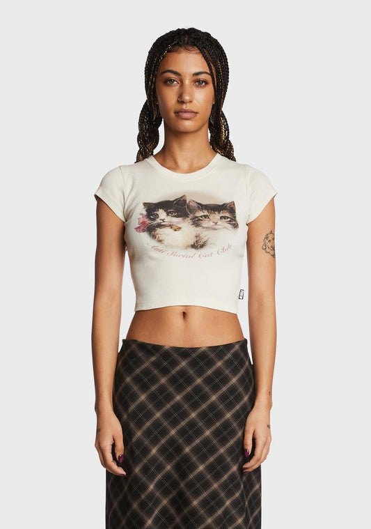 Anti Social Cat Club Baby Tee