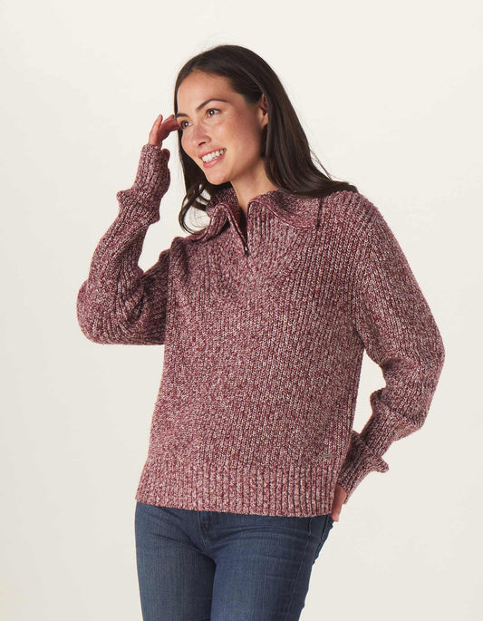 Dani Quarter Zip Sweater