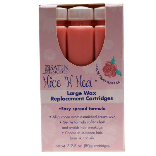 Satin Smooth Nice 'N Neat Wax Cartridge pk Large