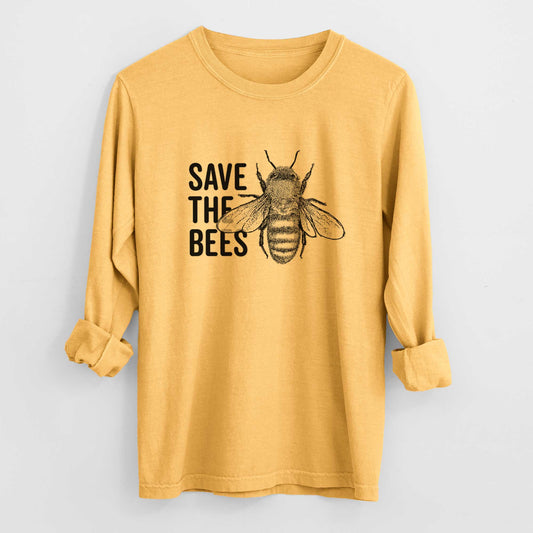 Save the Bees - Heavyweight 100% Cotton Long Sleeve