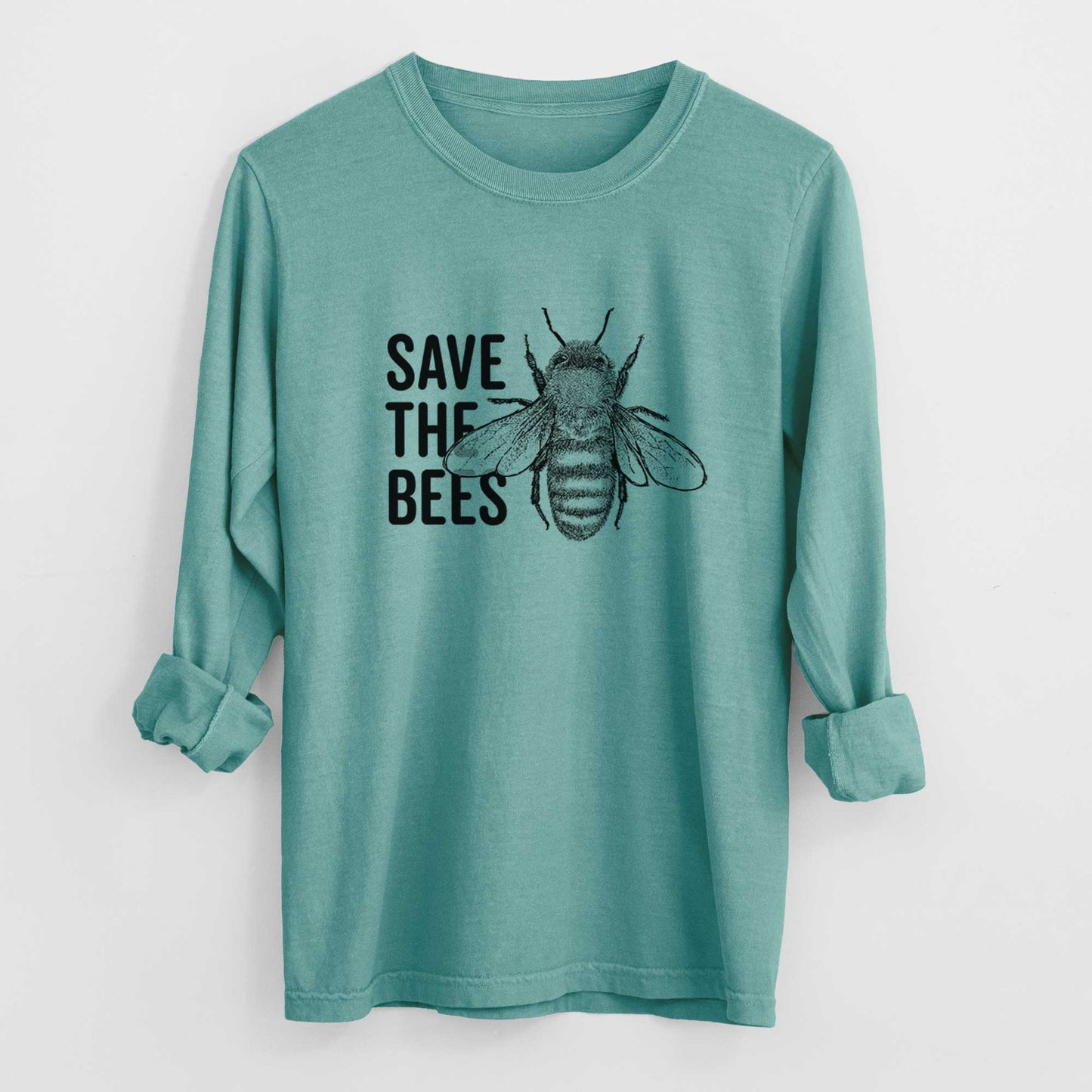 Save the Bees - Heavyweight 100% Cotton Long Sleeve
