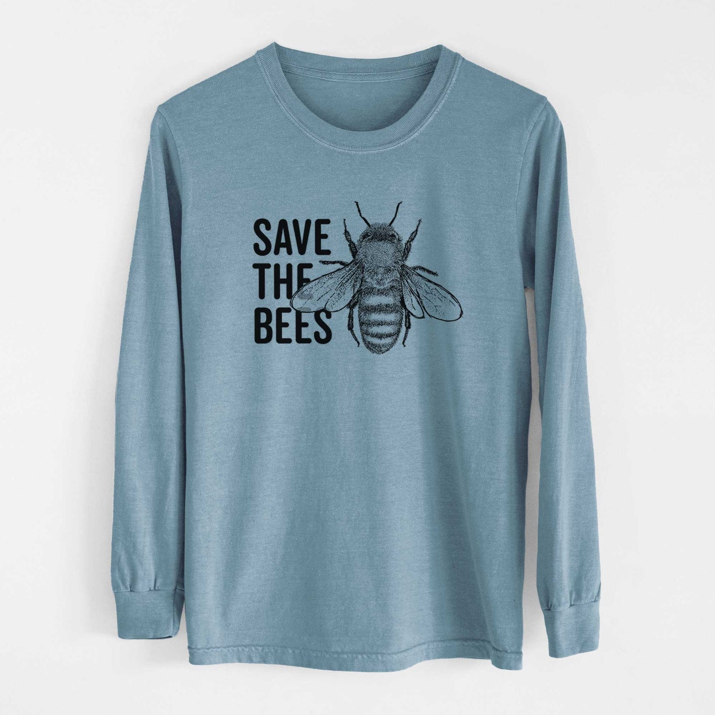Save the Bees - Heavyweight 100% Cotton Long Sleeve