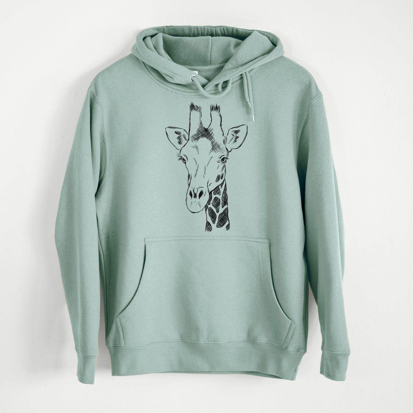 Southern Giraffe - Giraffa giraffa  - Mid-Weight Unisex Premium Blend Hoodie