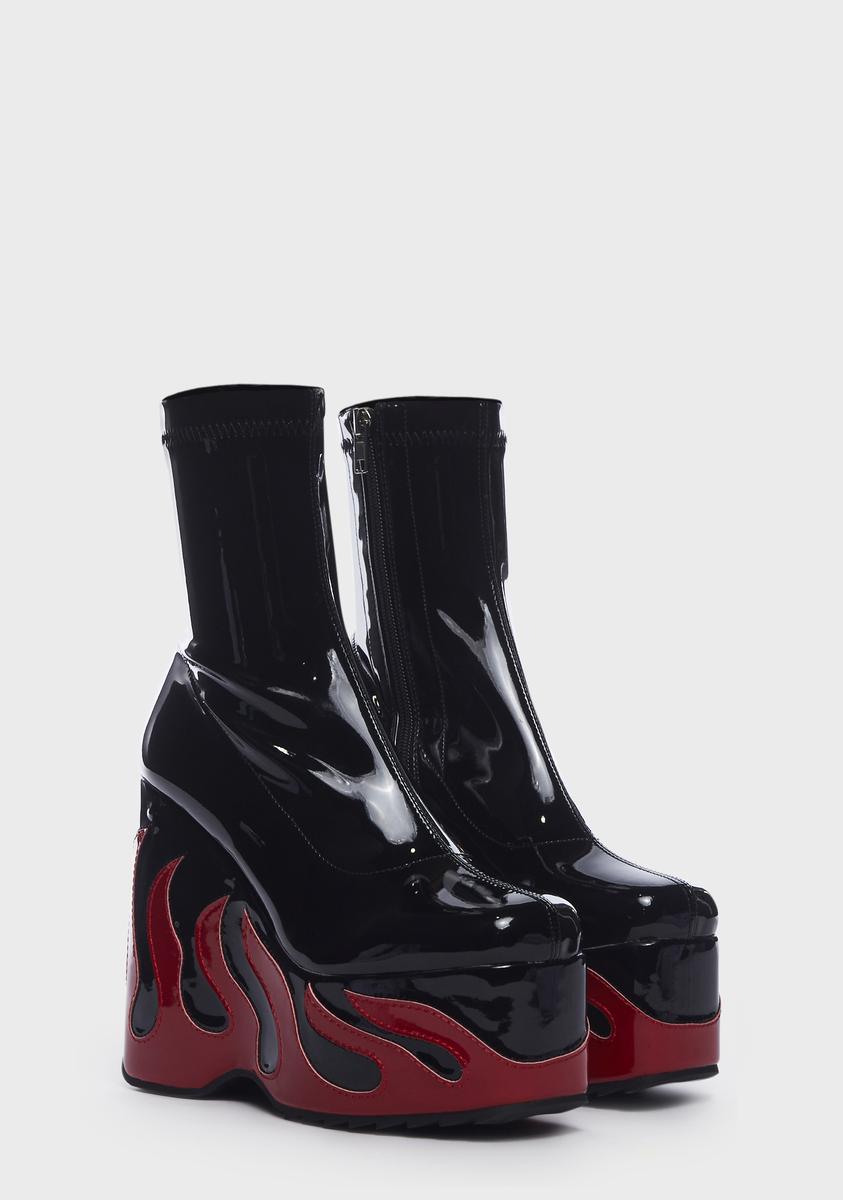 Chaos Calls Flame Boots