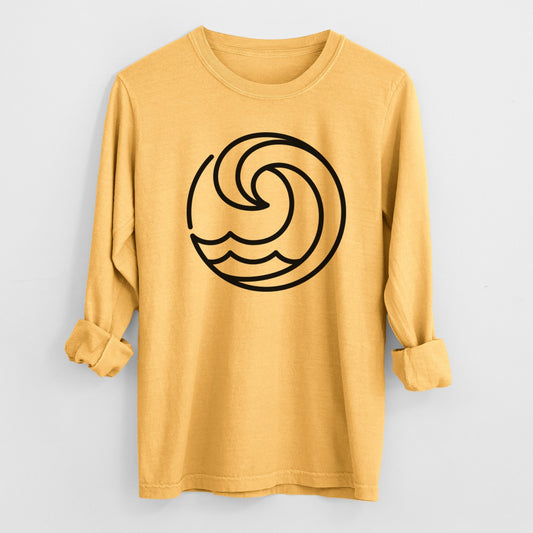 Tidal Wave Circle - Heavyweight 100% Cotton Long Sleeve