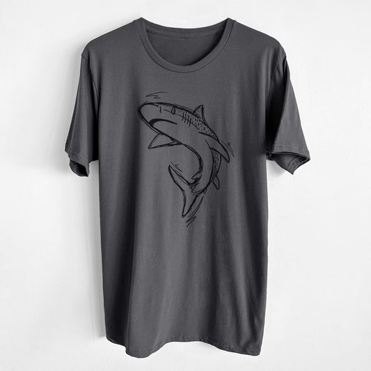 Tiger Shark - Unisex Crewneck - Made in USA - 100% Organic Cotton