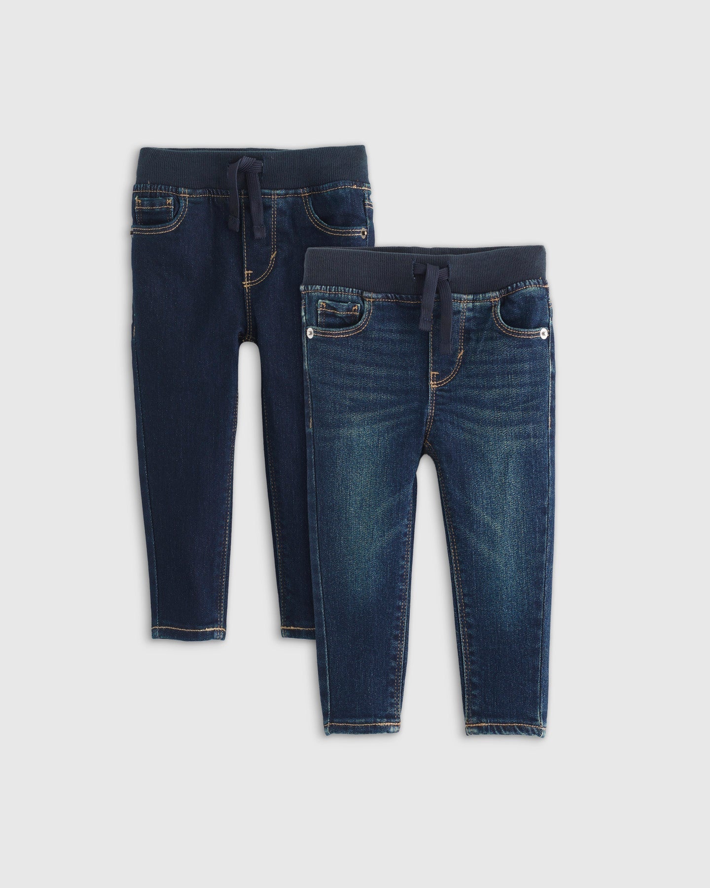 Cotton Stretch Pull-On Skinny Jeans 2-Pack
