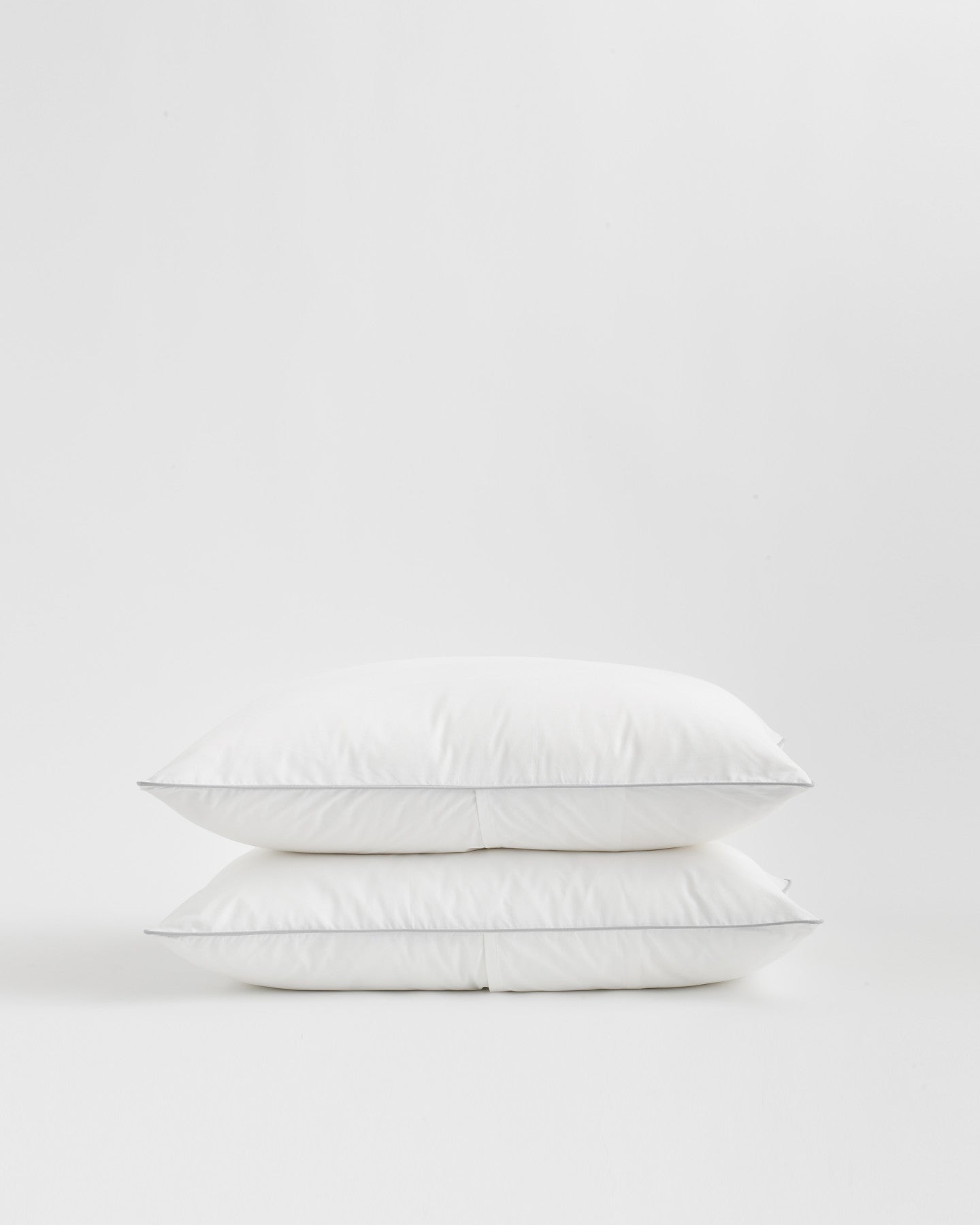 Classic Organic Percale Piped Sham Set