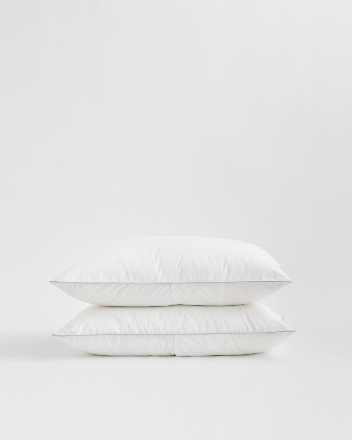 Classic Organic Percale Piped Sham Set
