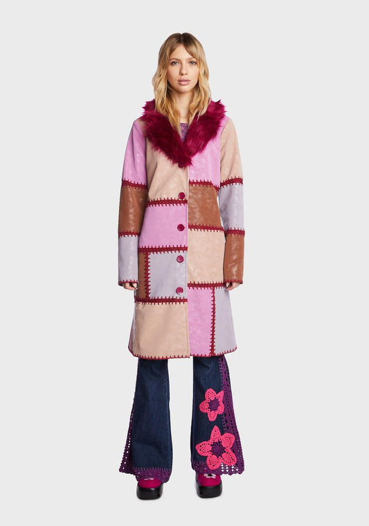 The Peace Within Patchwork Coat
