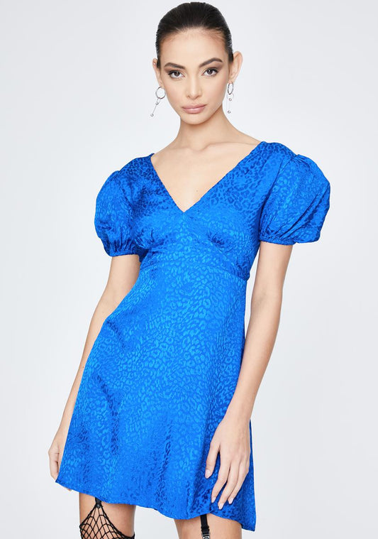 Royal Blue Elfy Mini Dress