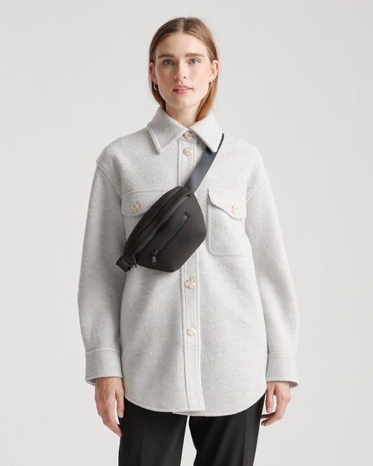 100% Merino Wool Shirt Jacket