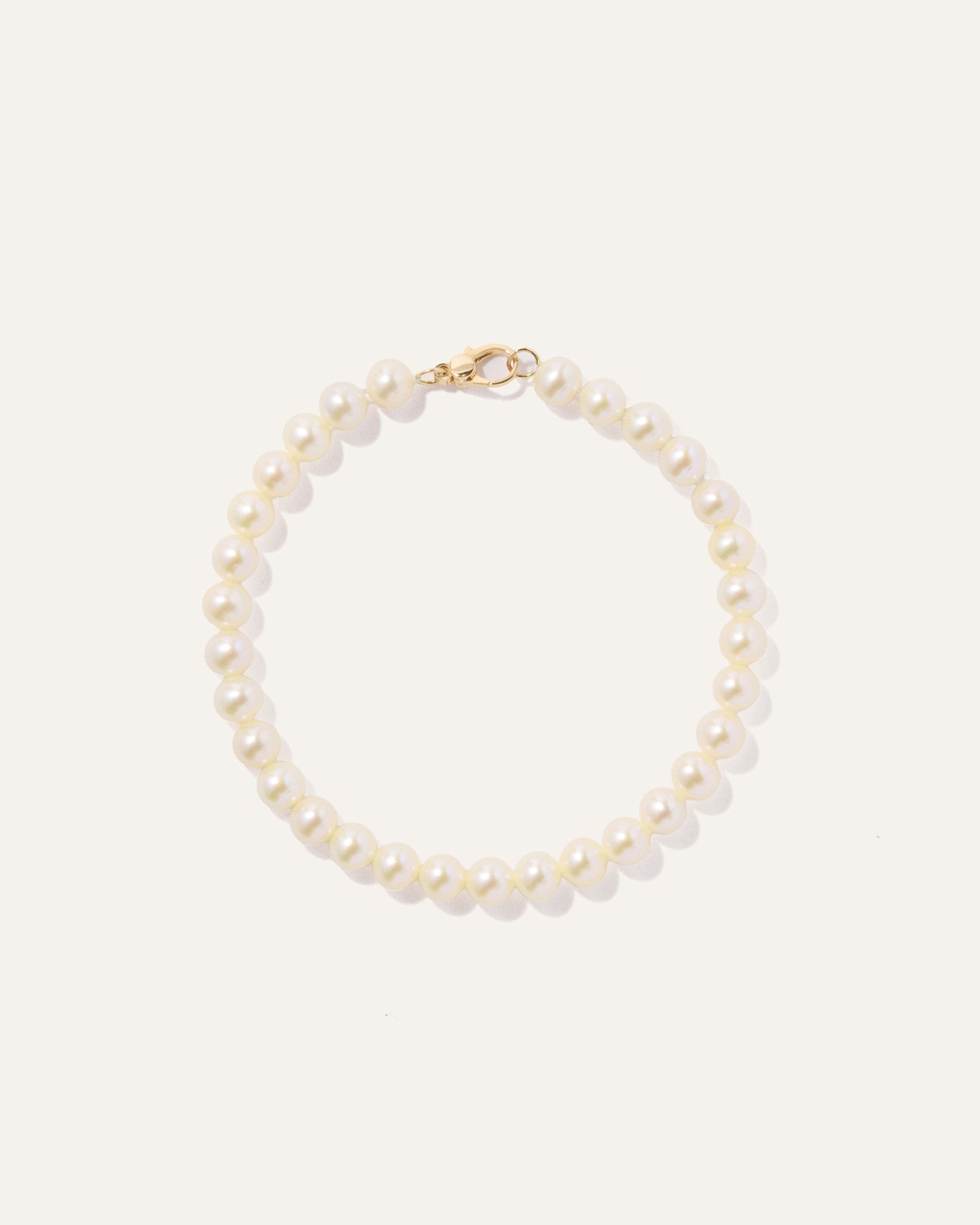 14k Gold Freshwater Cultured Pearl Bracelet