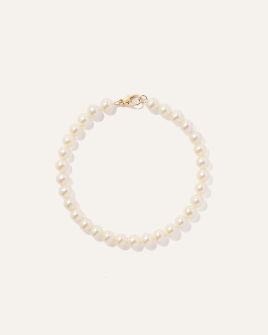 14k Gold Freshwater Cultured Pearl Bracelet