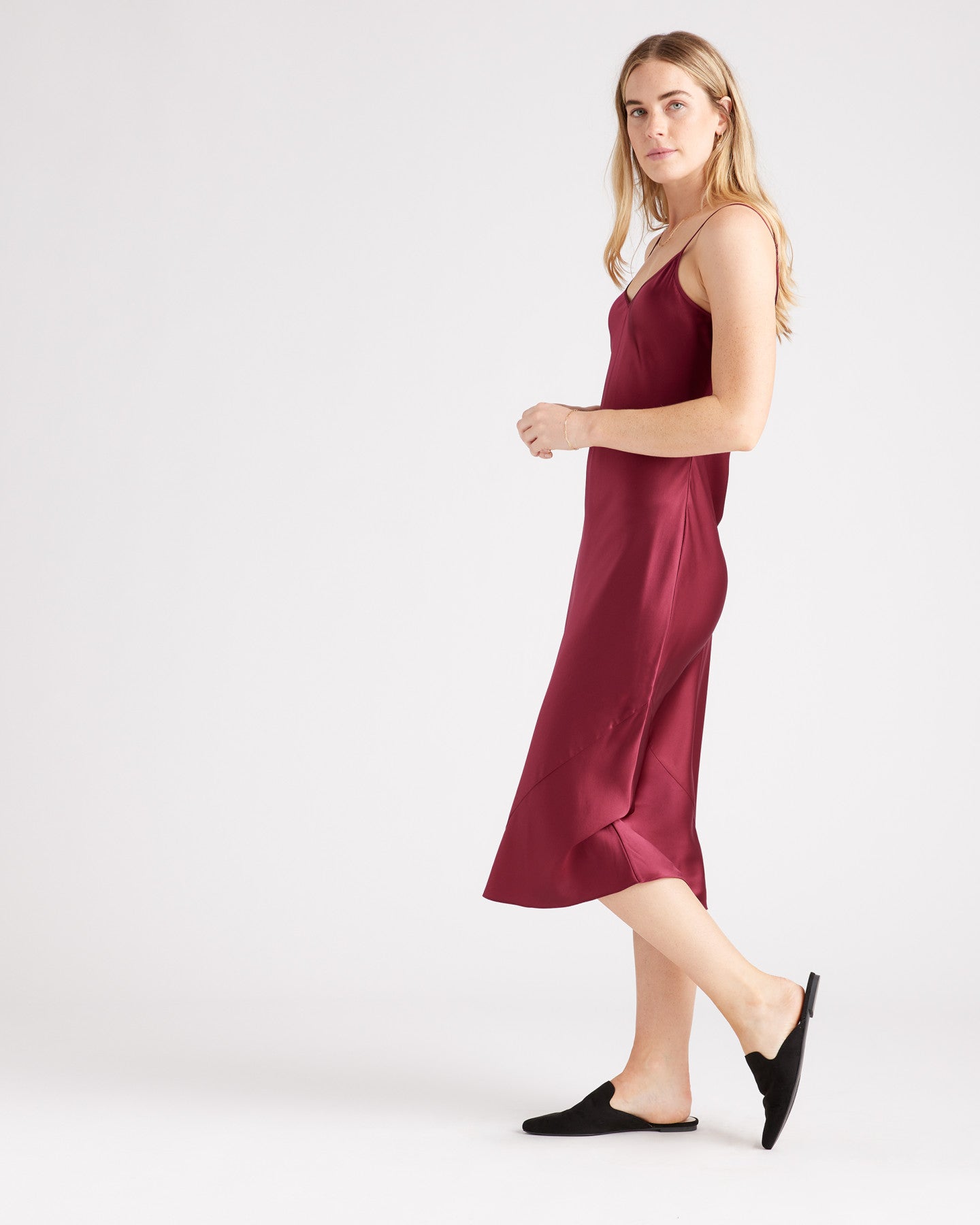 100% Washable Silk Slip Dress