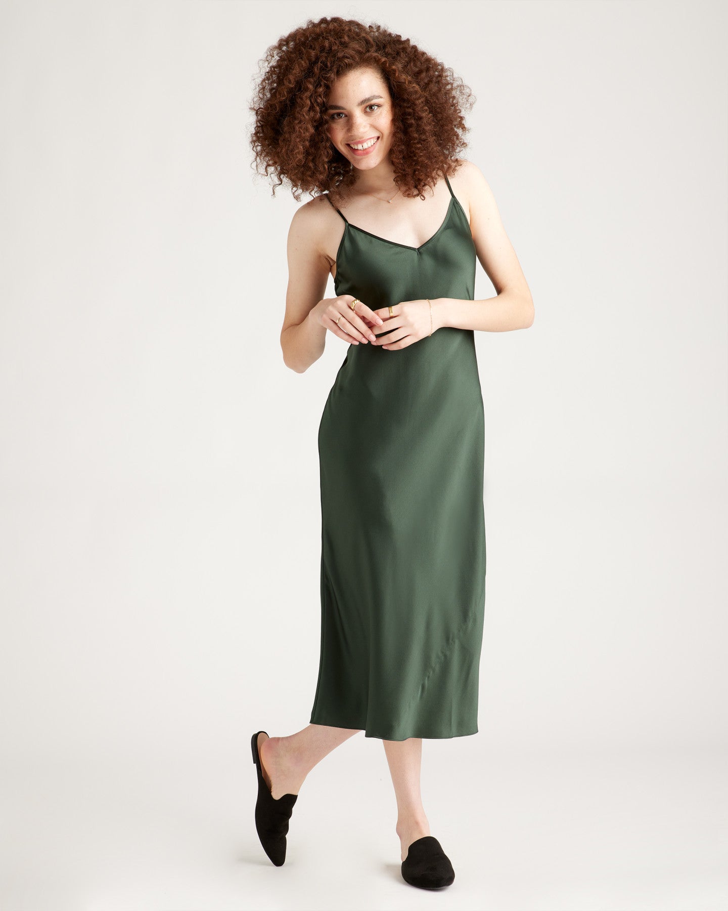 100% Washable Silk Slip Dress