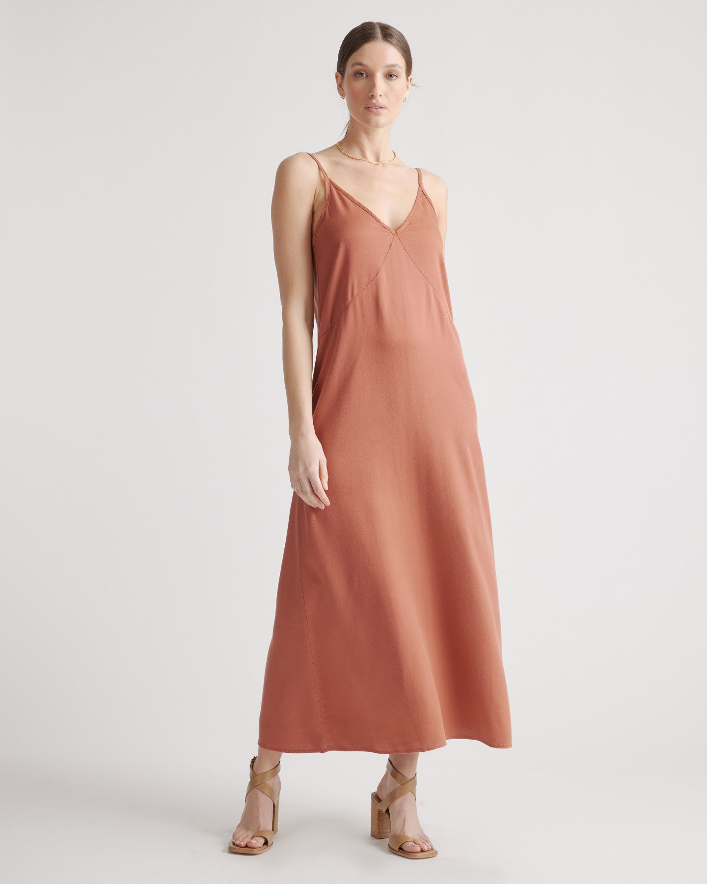 Vintage Wash Tencel Maxi Slip Dress