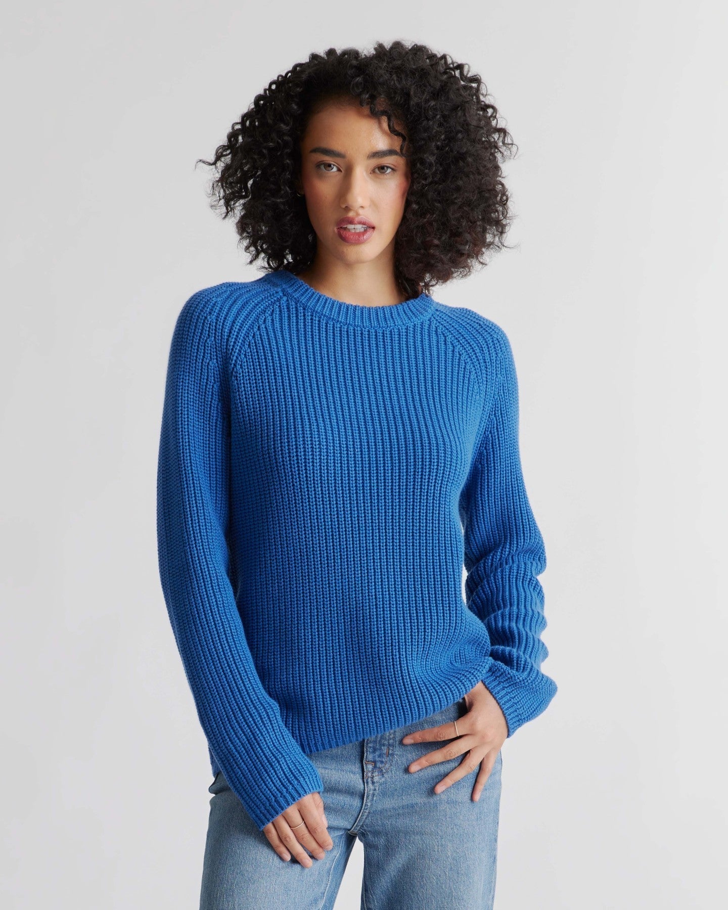 100% Organic Cotton Fisherman Crew Sweater
