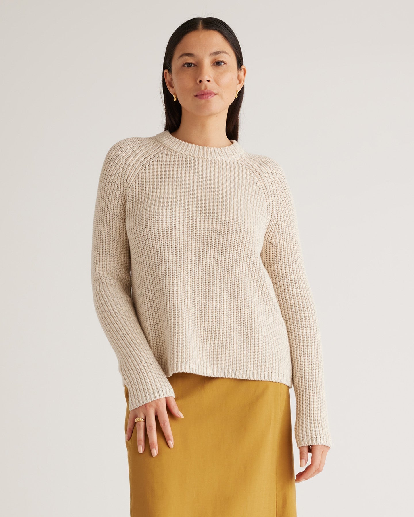 100% Organic Cotton Fisherman Crew Sweater