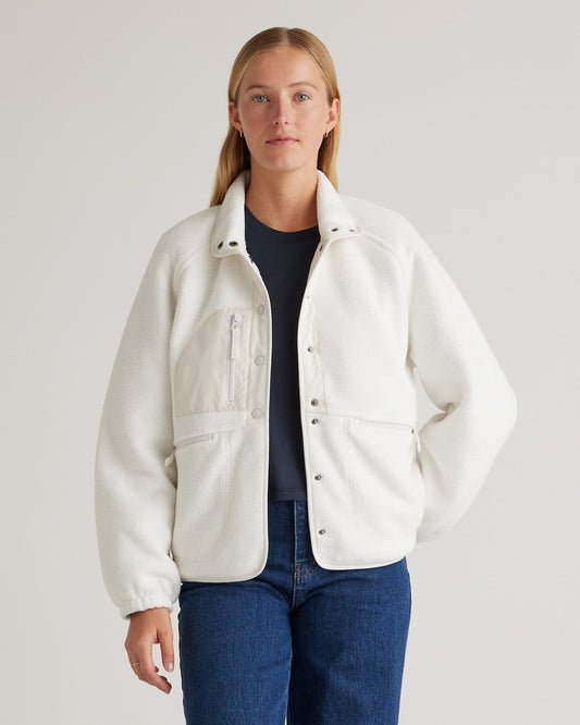Sherpa Snap Front Jacket