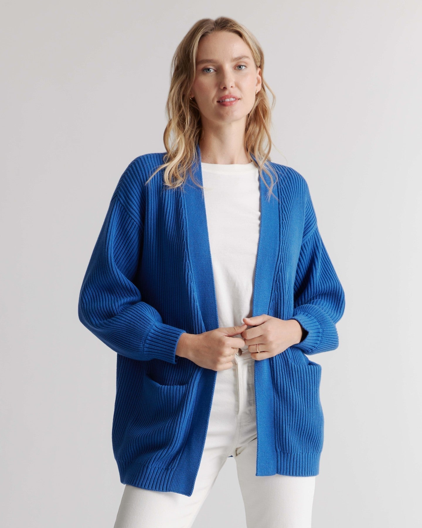 100% Organic Cotton Oversized Cardigan