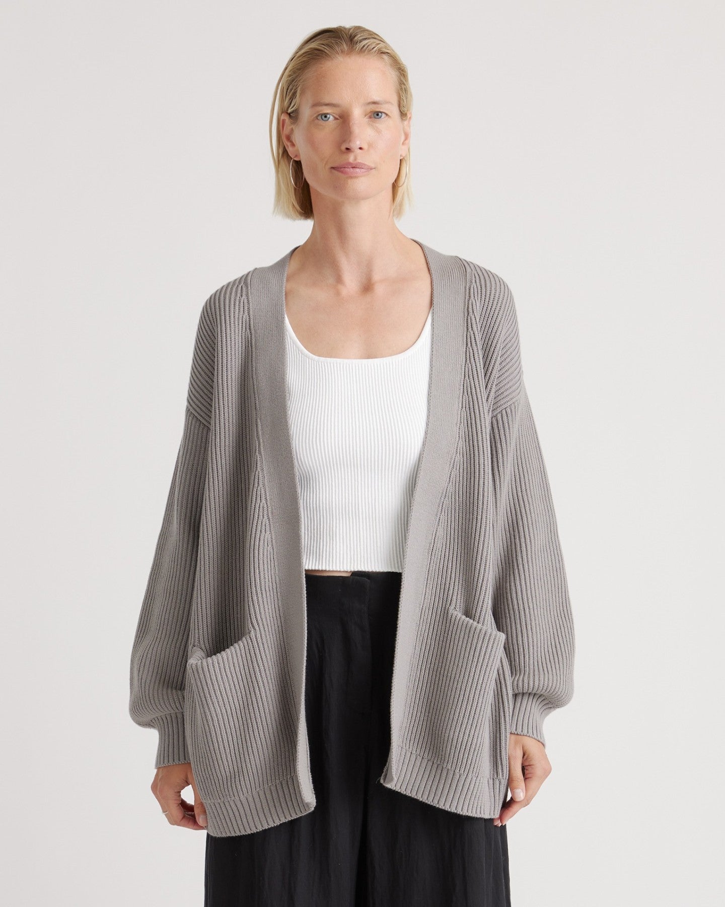 100% Organic Cotton Oversized Cardigan