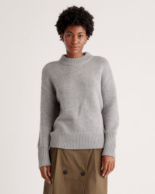 Australian Merino Wool Crewneck Oversized Sweater